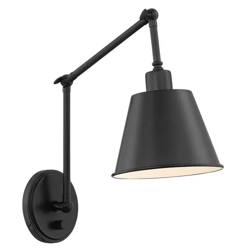 Mitchell Wall Mount - Matte Black - Crystorama