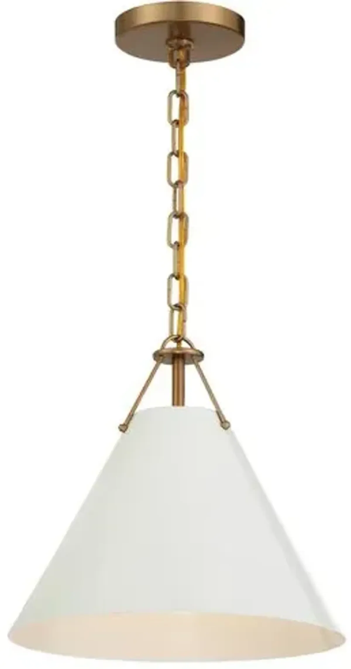 Xavier 1-Light Pendant - Gold - Crystorama