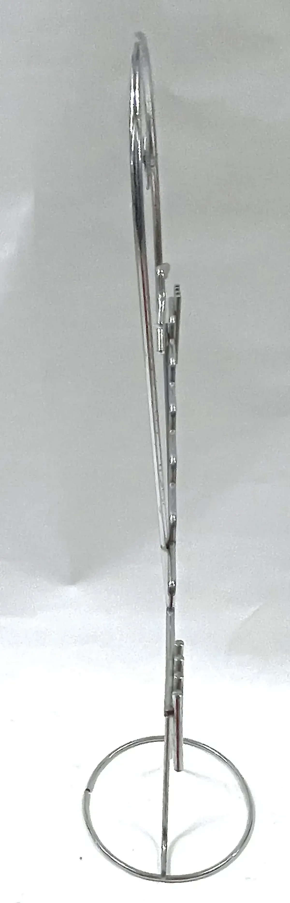 Art Deco Chrome Wire Sculpture Stand - Vermilion Designs - Silver