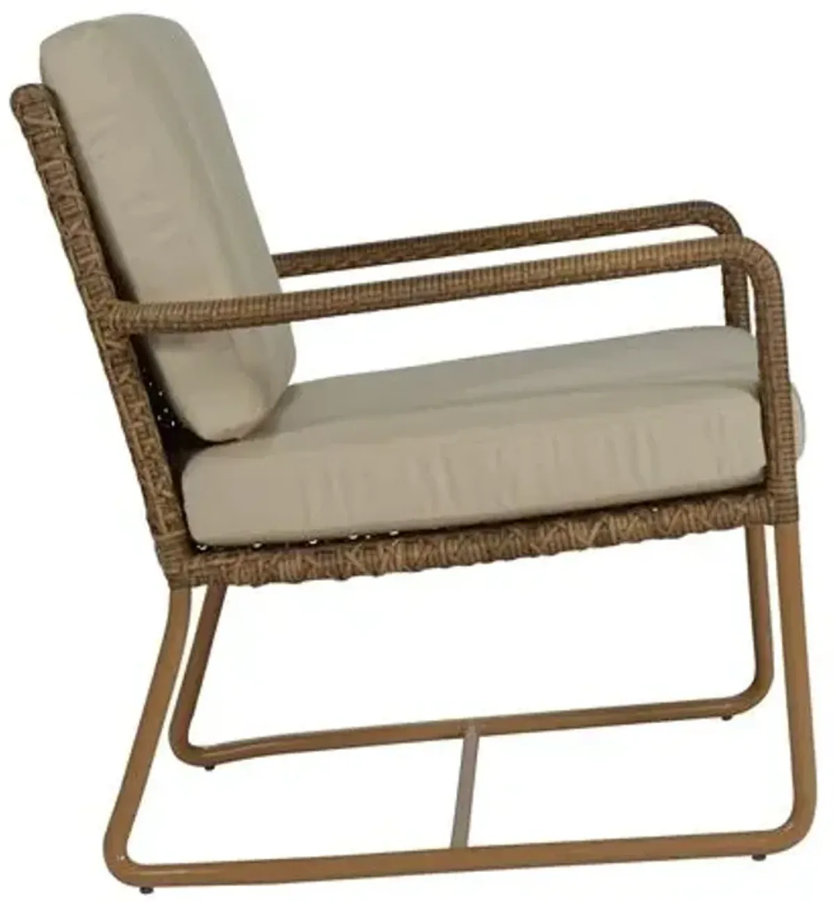 Bay Outdoor Lounge Chair - Toffee - Brown