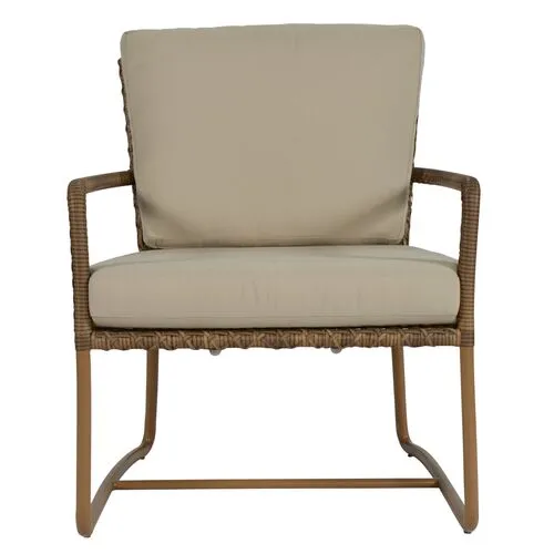 Bay Outdoor Lounge Chair - Toffee - Brown