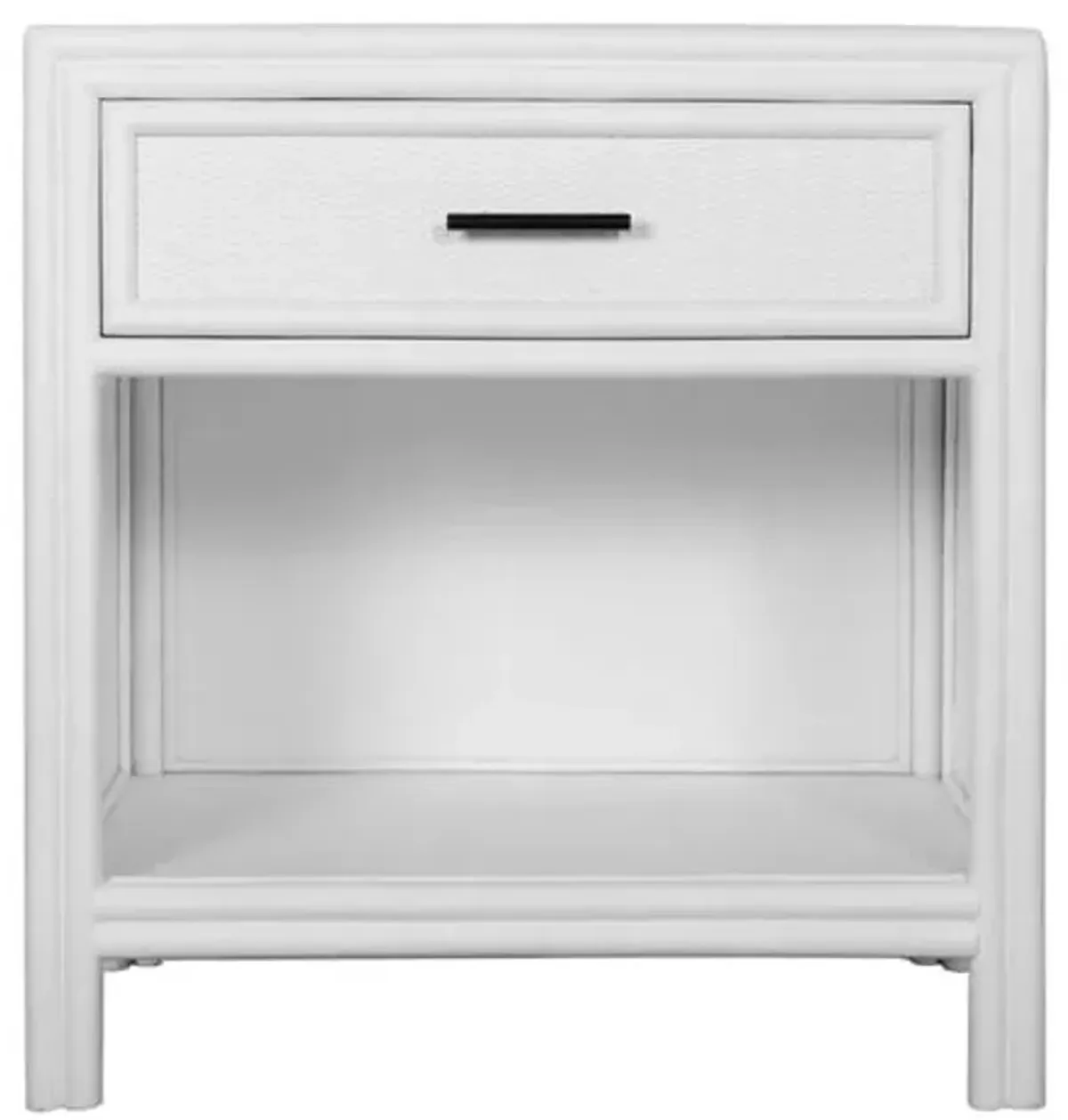 Bermuda One-Drawer Nightstand - White