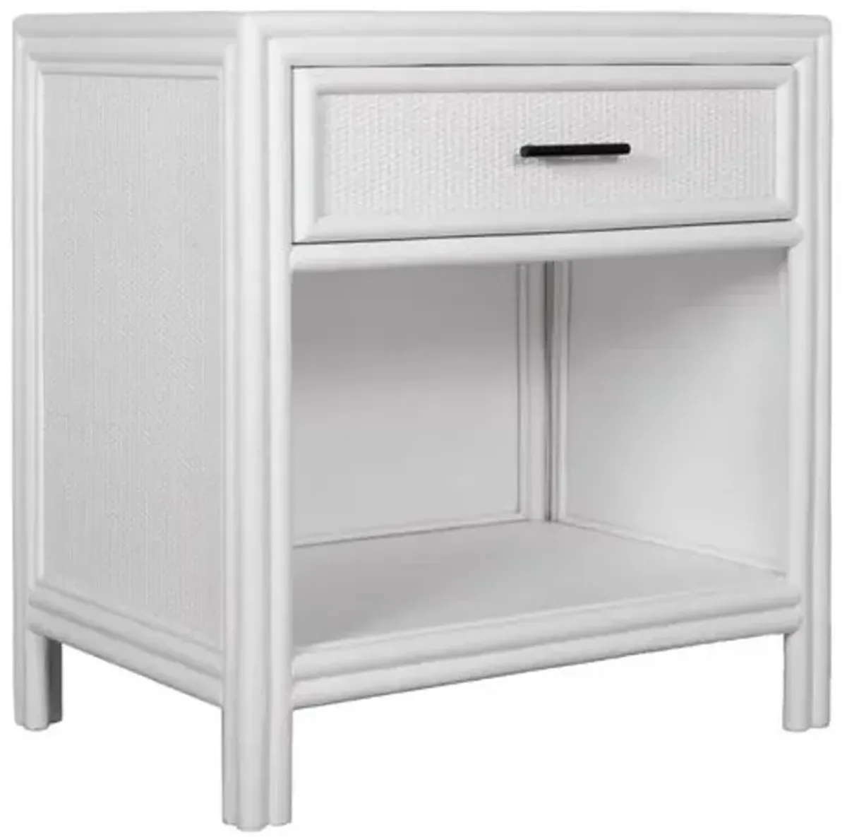 Bermuda One-Drawer Nightstand - White