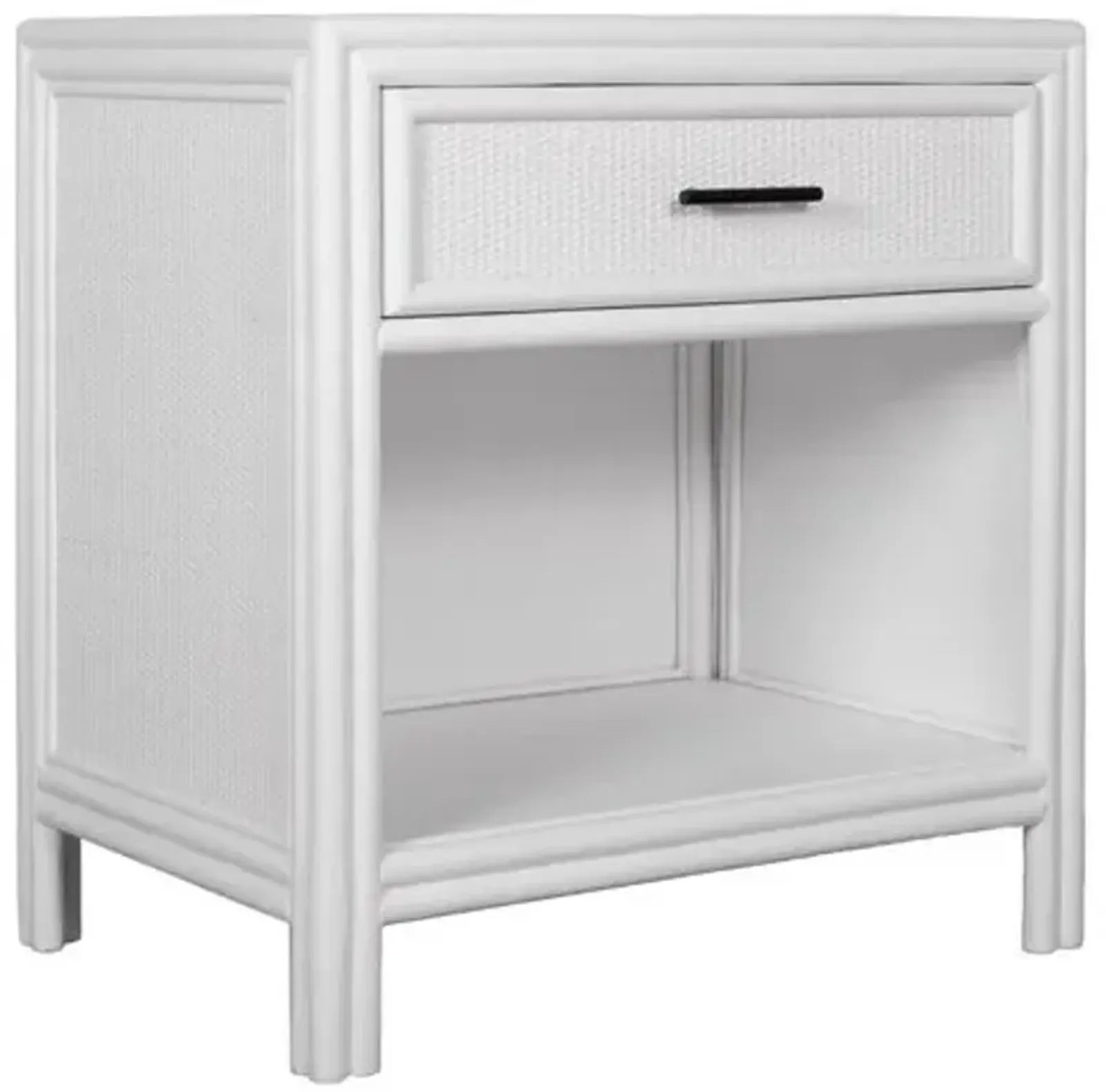 Bermuda One-Drawer Nightstand - White