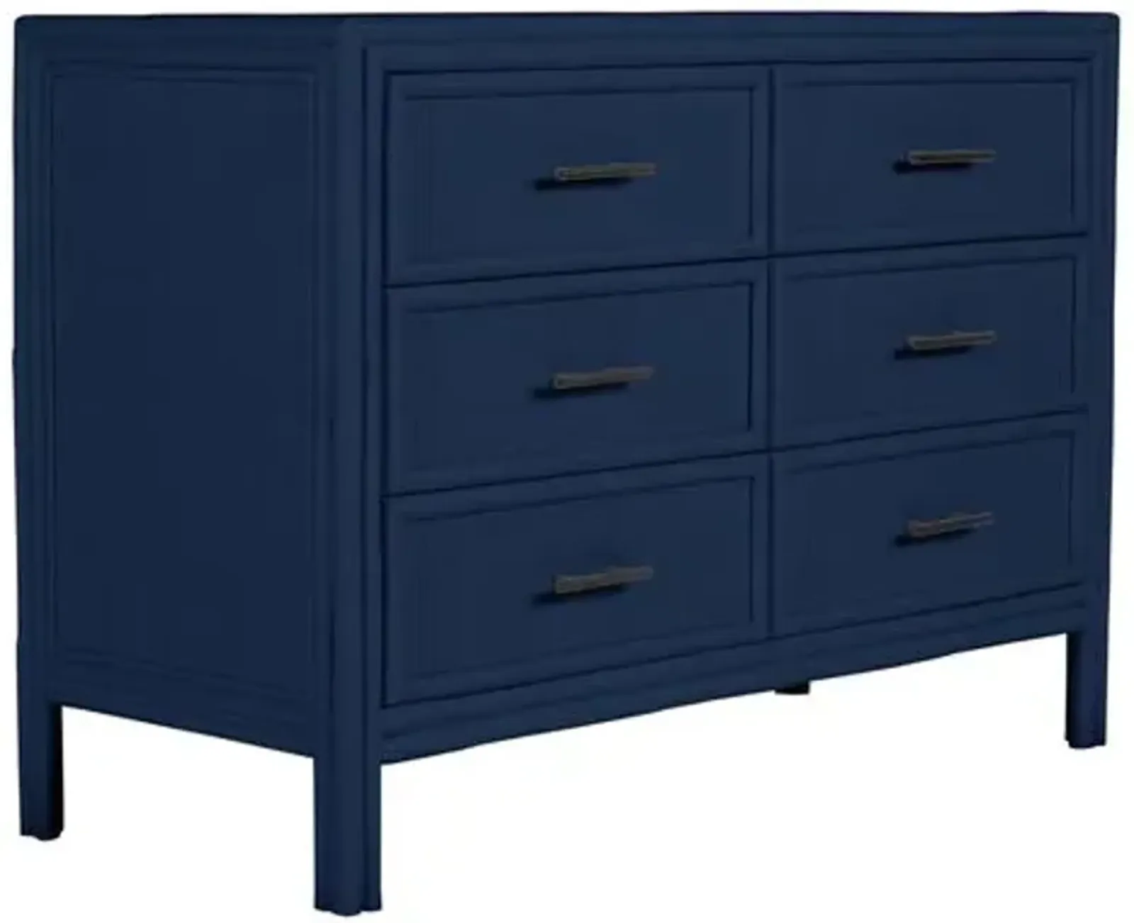 Bermuda Six-Drawer Dresser - Navy - Blue