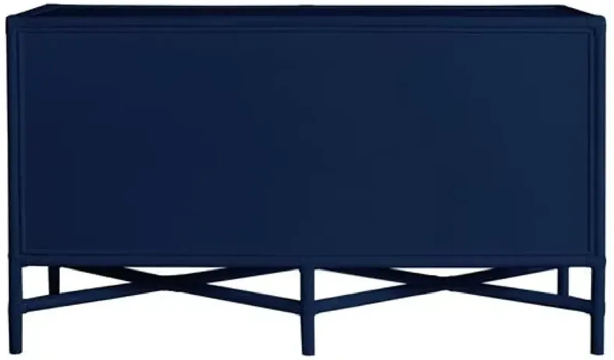 Verona Four-Drawer Dresser - Navy - Blue