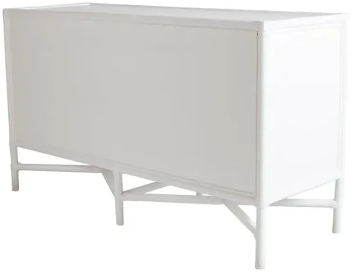 Verona Four-Drawer Dresser - White