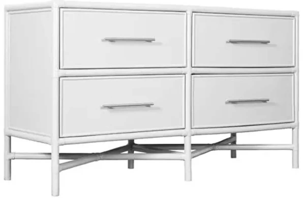 Verona Four-Drawer Dresser - White