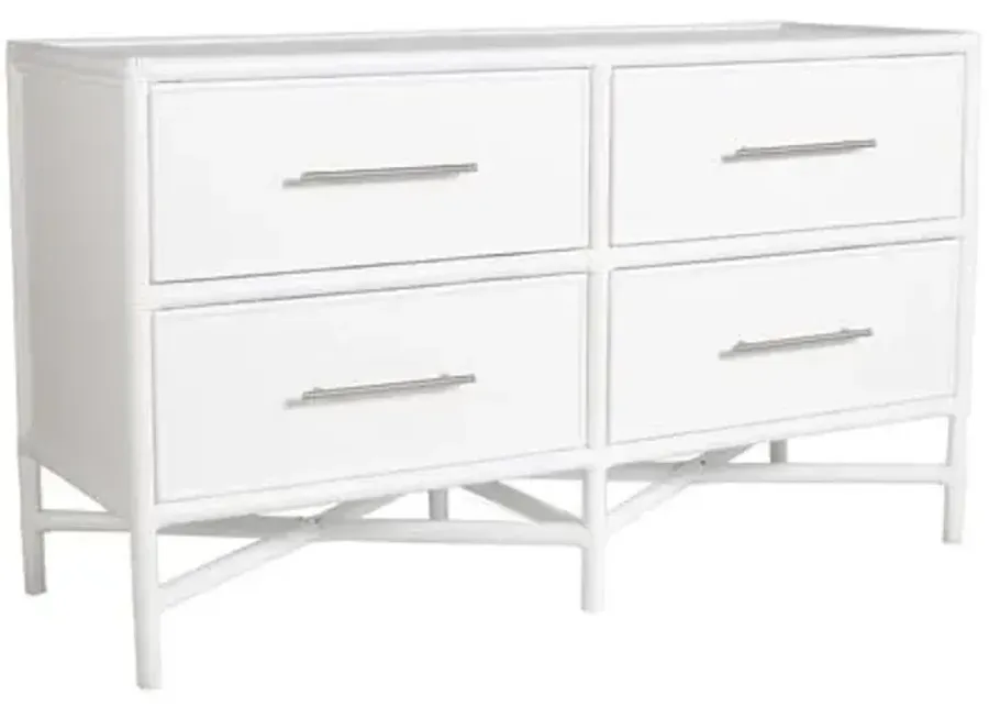 Verona Four-Drawer Dresser - White