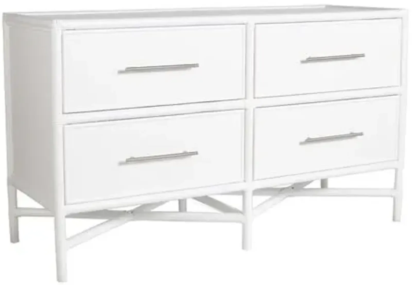 Verona Four-Drawer Dresser - White