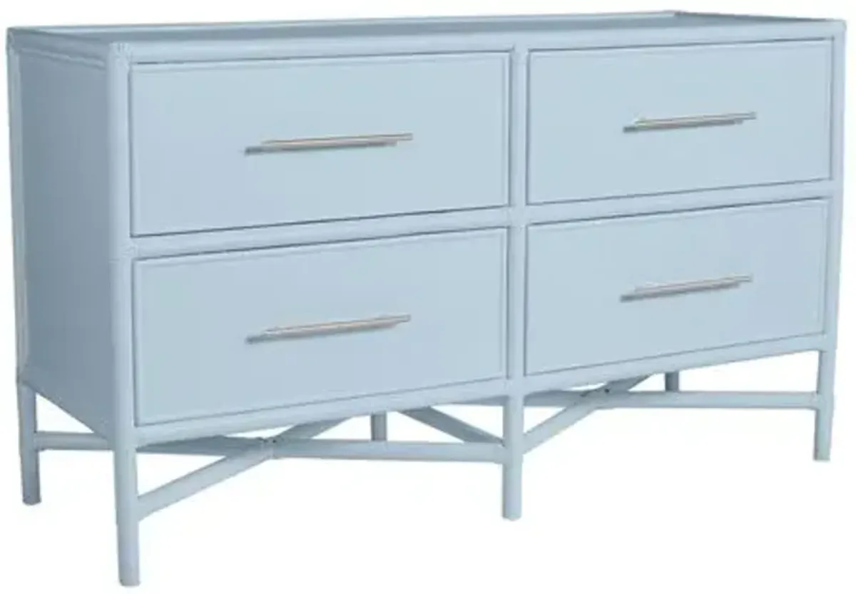 Verona Four-Drawer Dresser - Light Blue