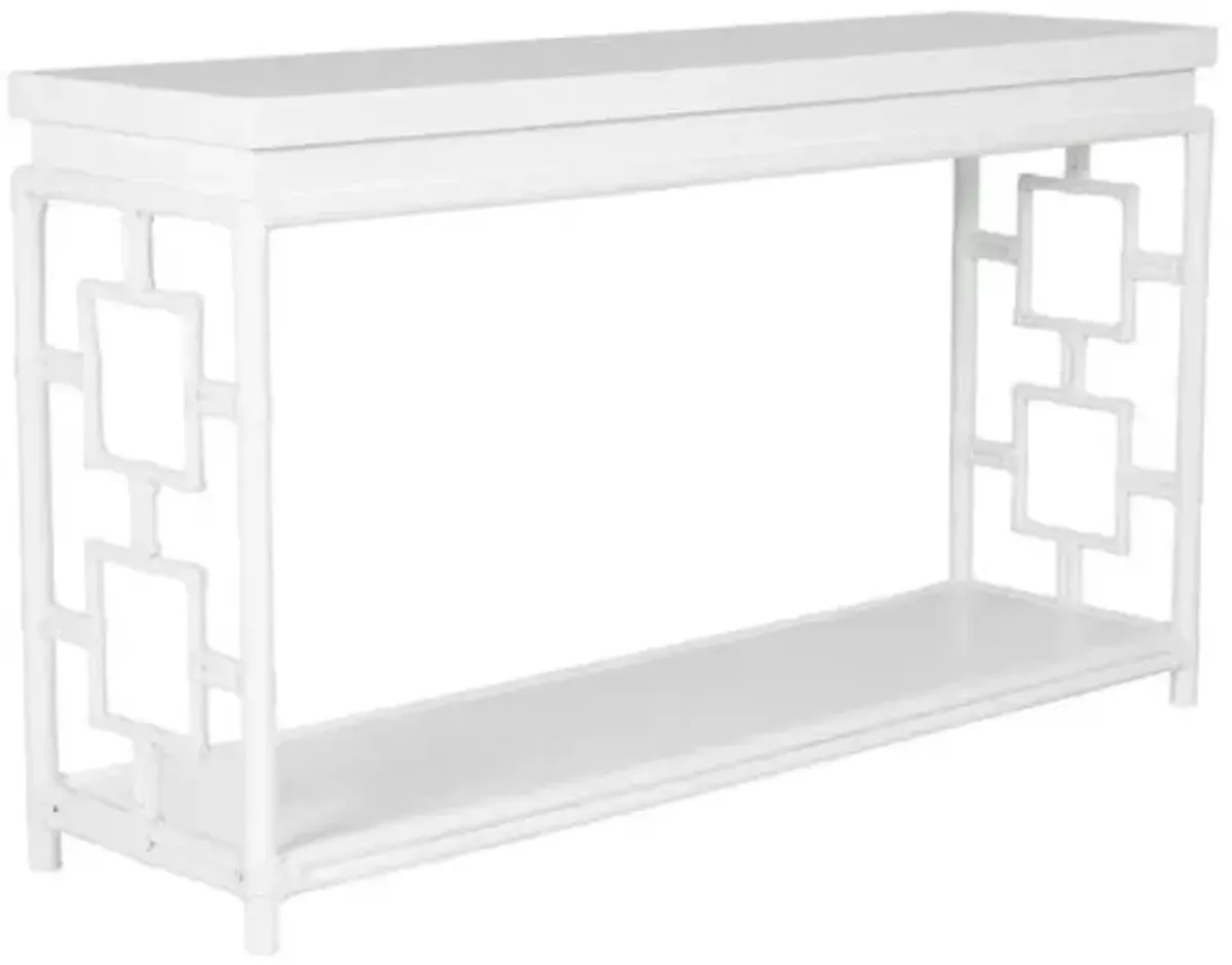 Sobe Console Table - White