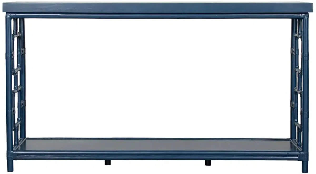Sobe Rattan Console Table