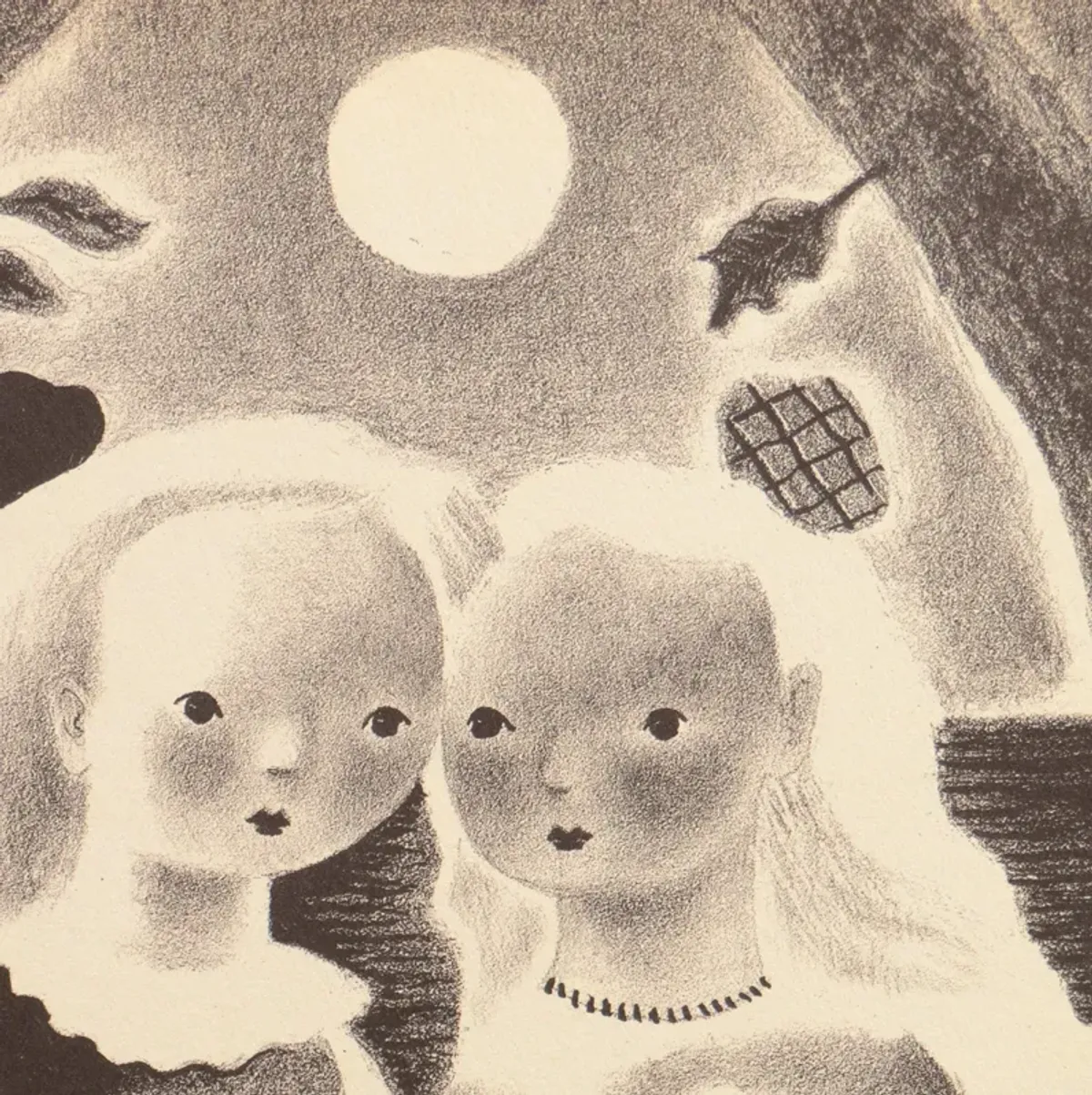 Peggy and Dot by Nura Ulreich - 1943 - McNaught Fine Art - Gray