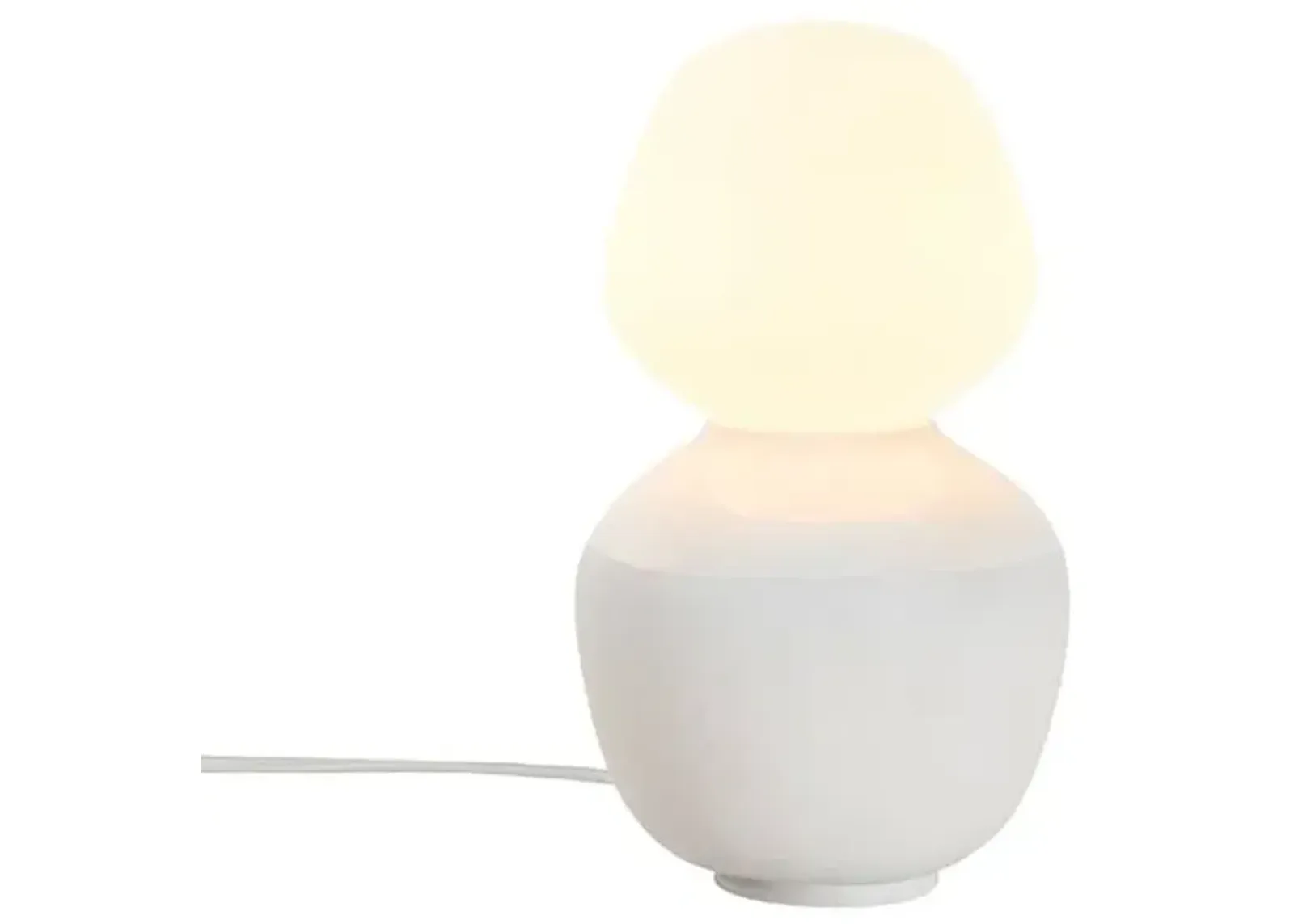 David Weeks Enno Table Lamp - White - Tala Lighting