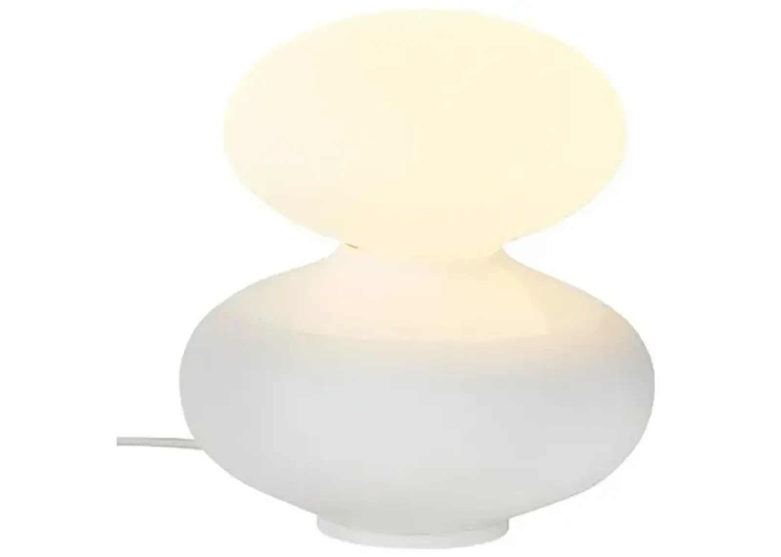 David Weeks Oval Table Lamp - White - Tala Lighting