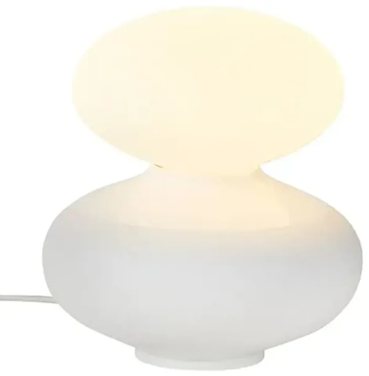 David Weeks Oval Table Lamp - White - Tala Lighting