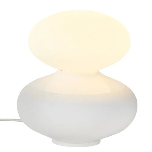 David Weeks Oval Table Lamp - White - Tala Lighting