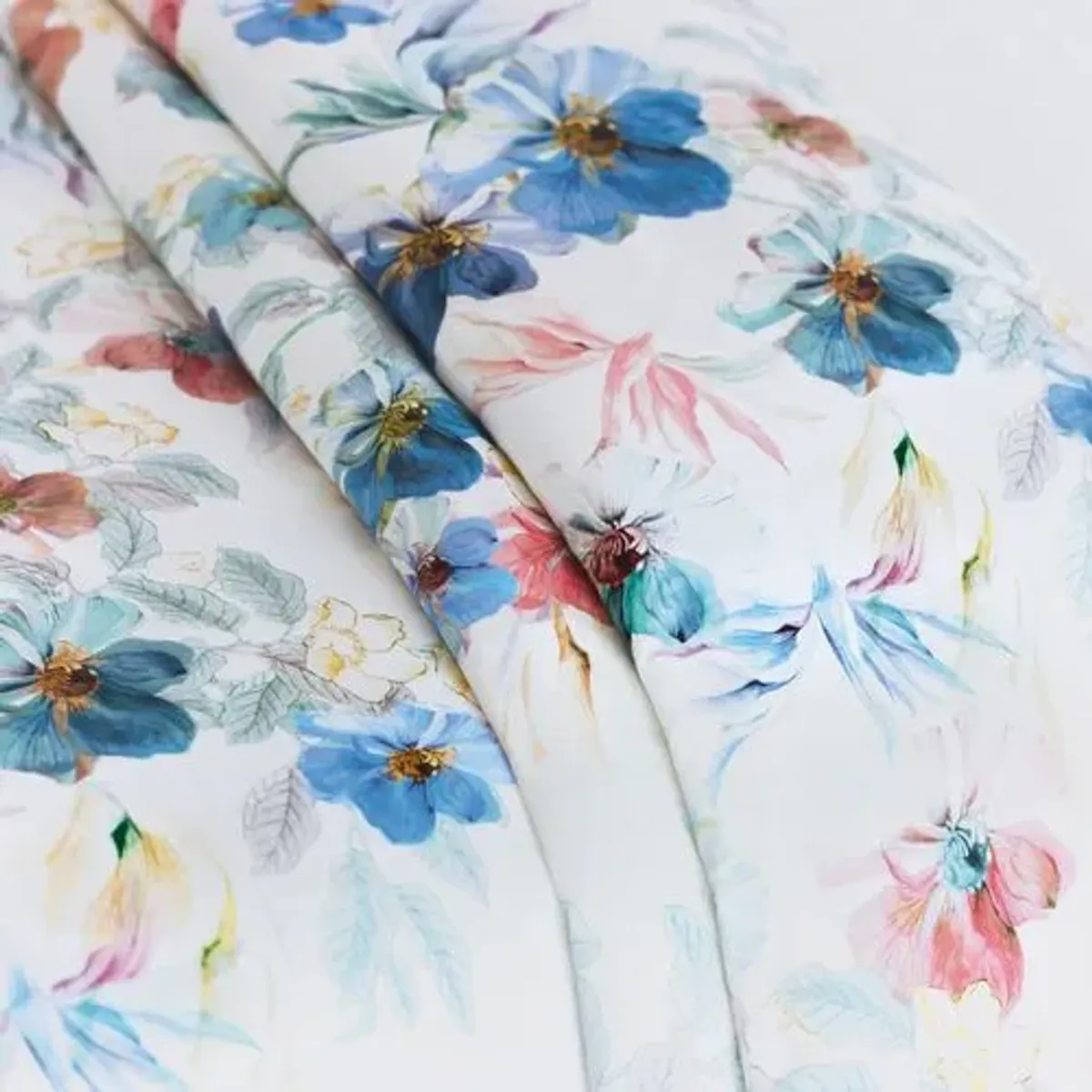 Adare Manor Floral Duvet Cover - Blue