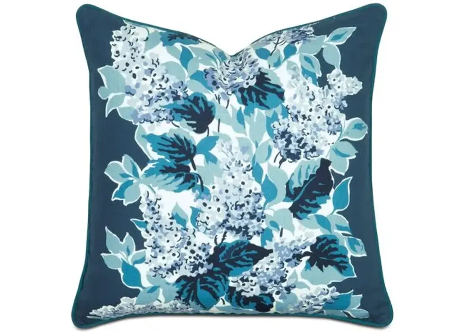 Lacecap Floral Sham - Blue