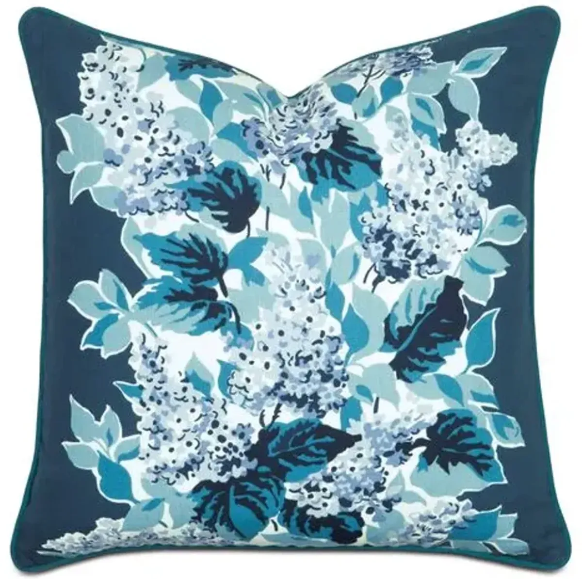 Lacecap Floral Sham - Blue