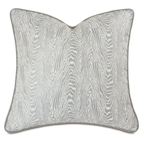 Liesl Faux Bois Sham - Gray