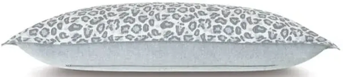 Liesl Leopard Print Sham - Blue