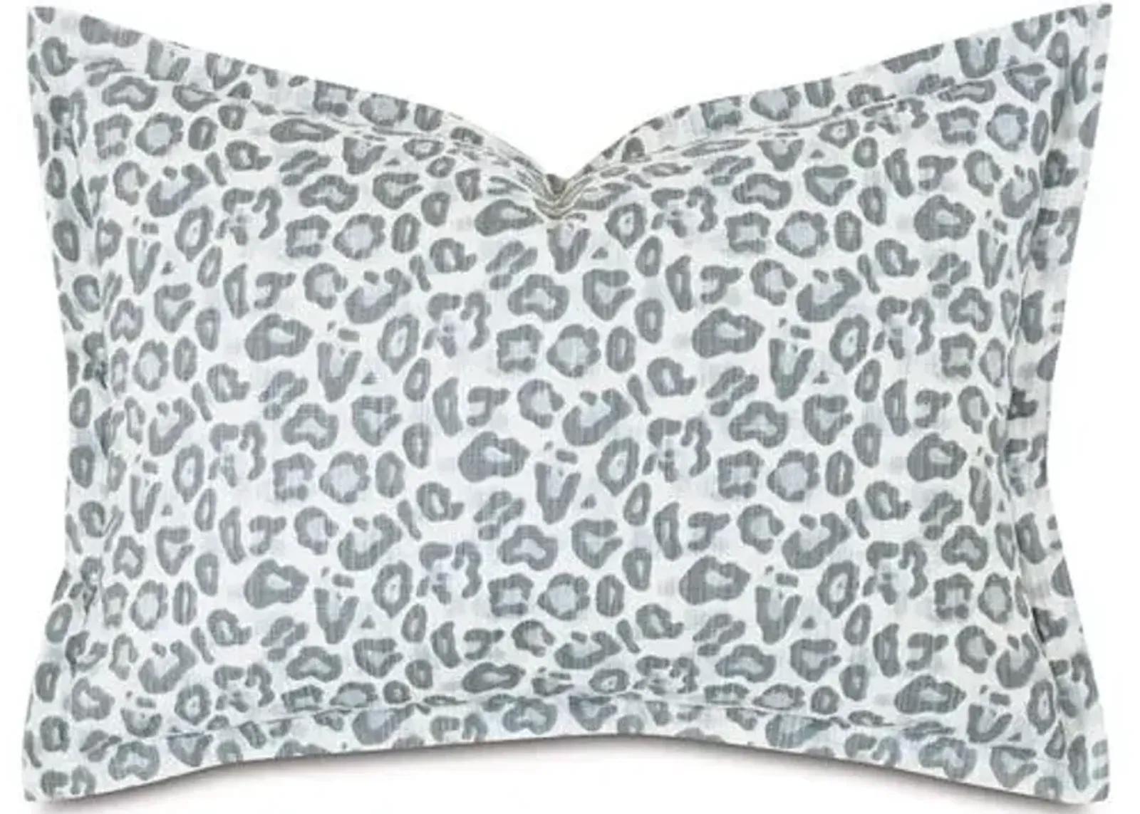 Liesl Leopard Print Sham - Blue