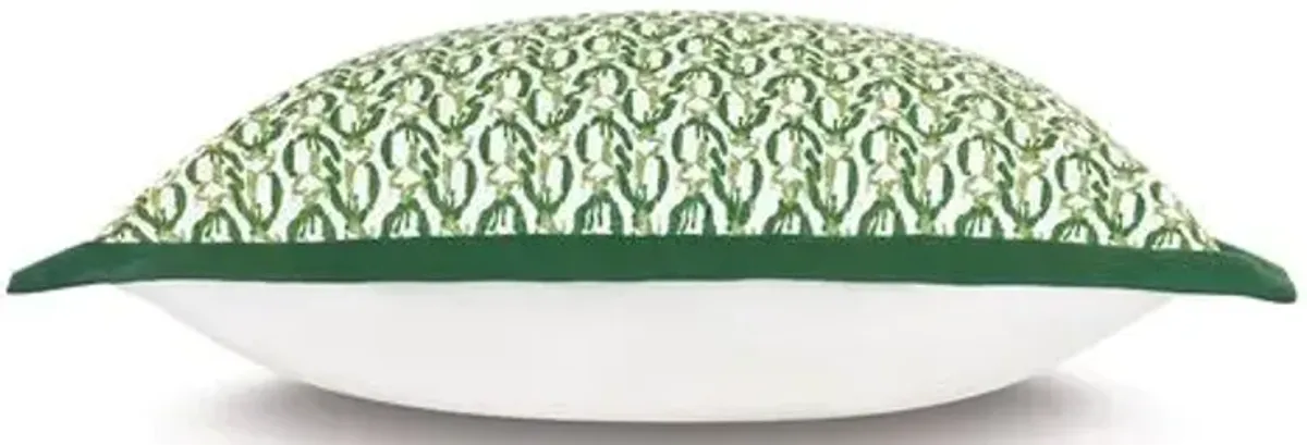 Meyer Mitered Flange Sham - Green