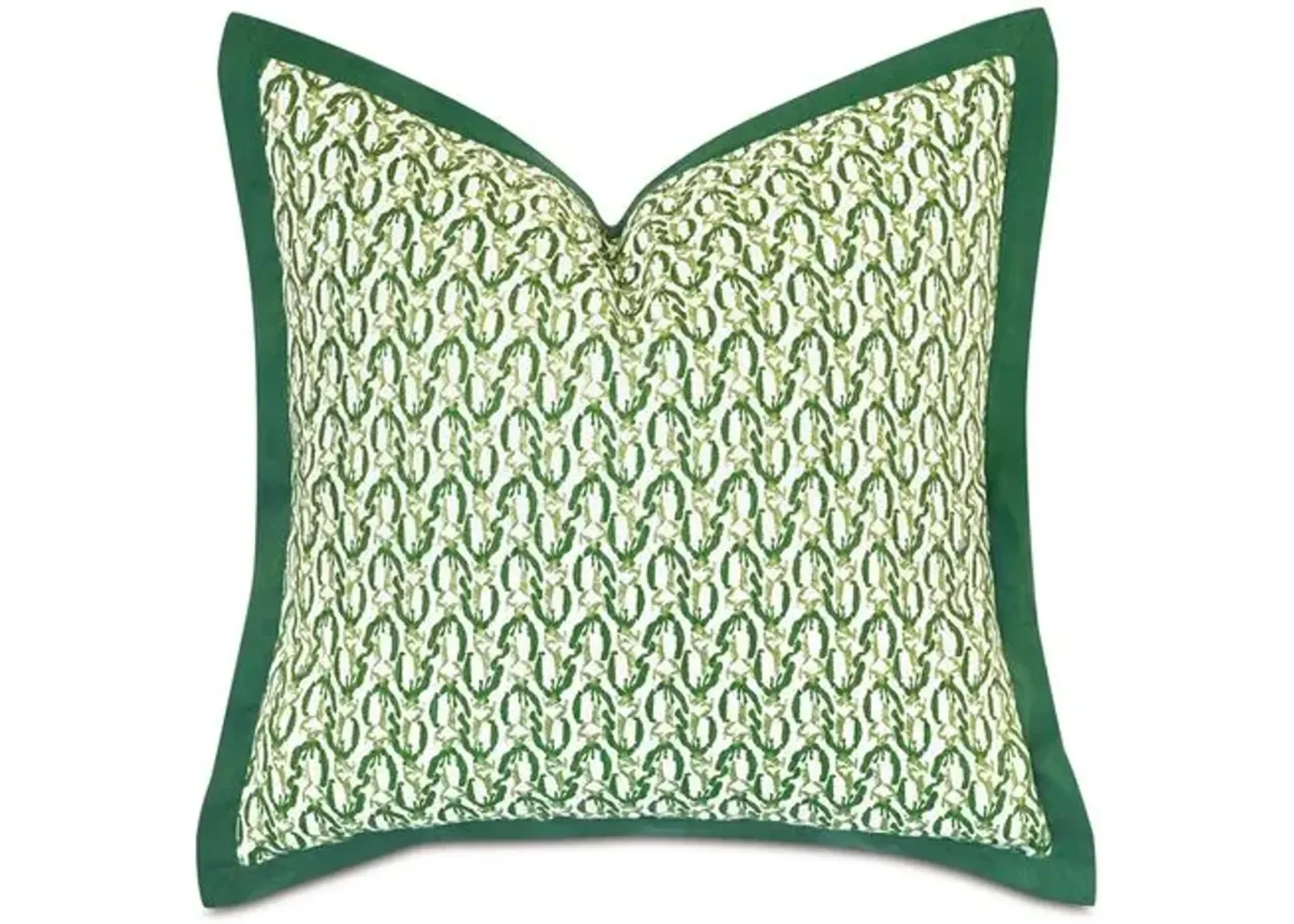 Meyer Mitered Flange Sham - Green