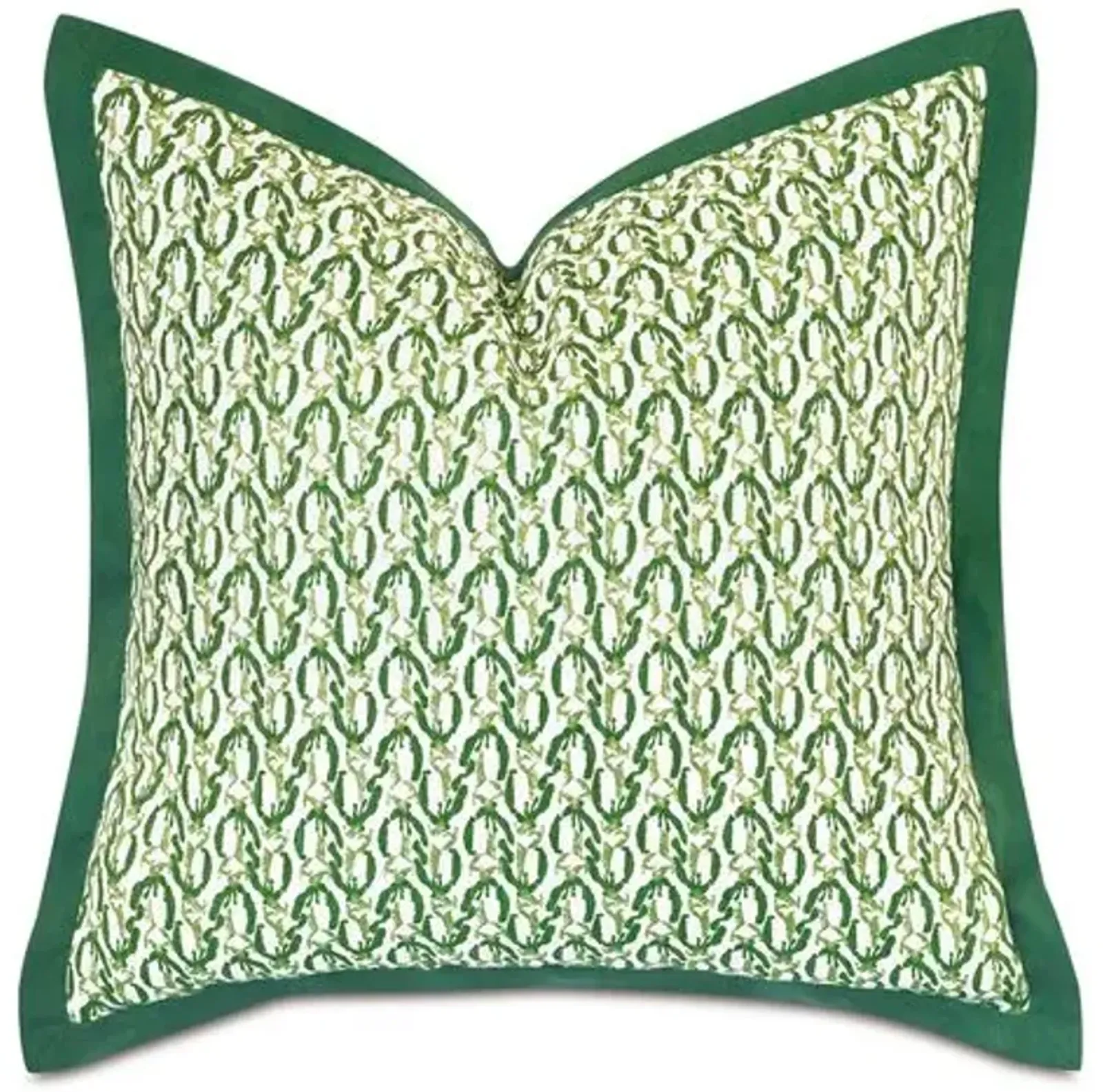 Meyer Mitered Flange Sham - Green