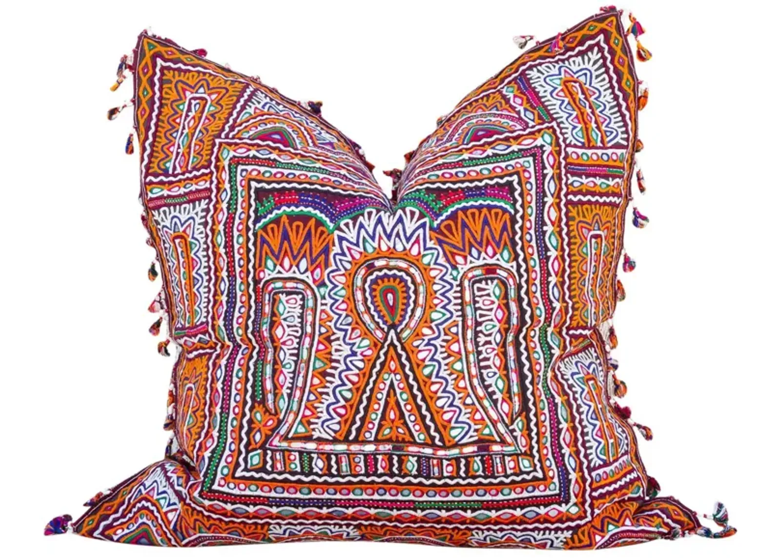 Bhanu Reshmi Sutra Pillow - de-cor