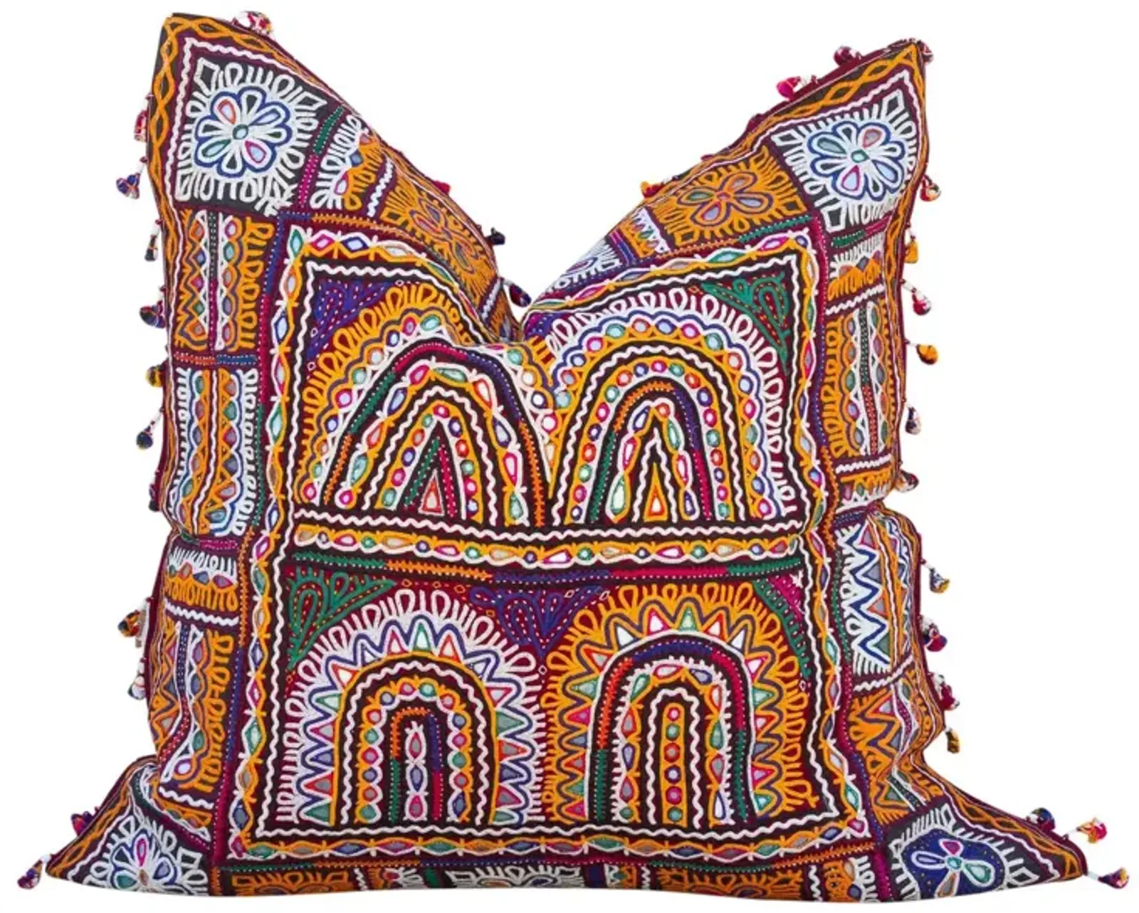 Gowri Reshmi Sutra Pillow - de-cor