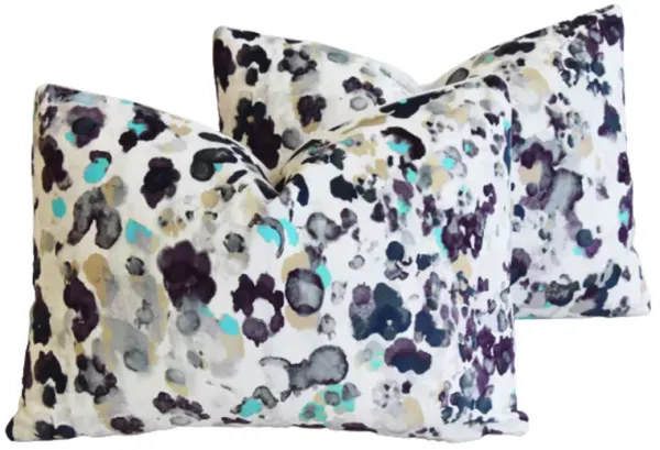 Romo Niumi Abstract Velvet Pillows - Set of 2