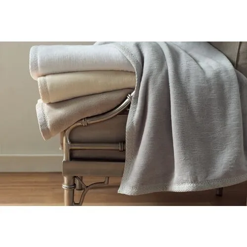 All Seasons Bed Blanket - Peacock Alley - Beige