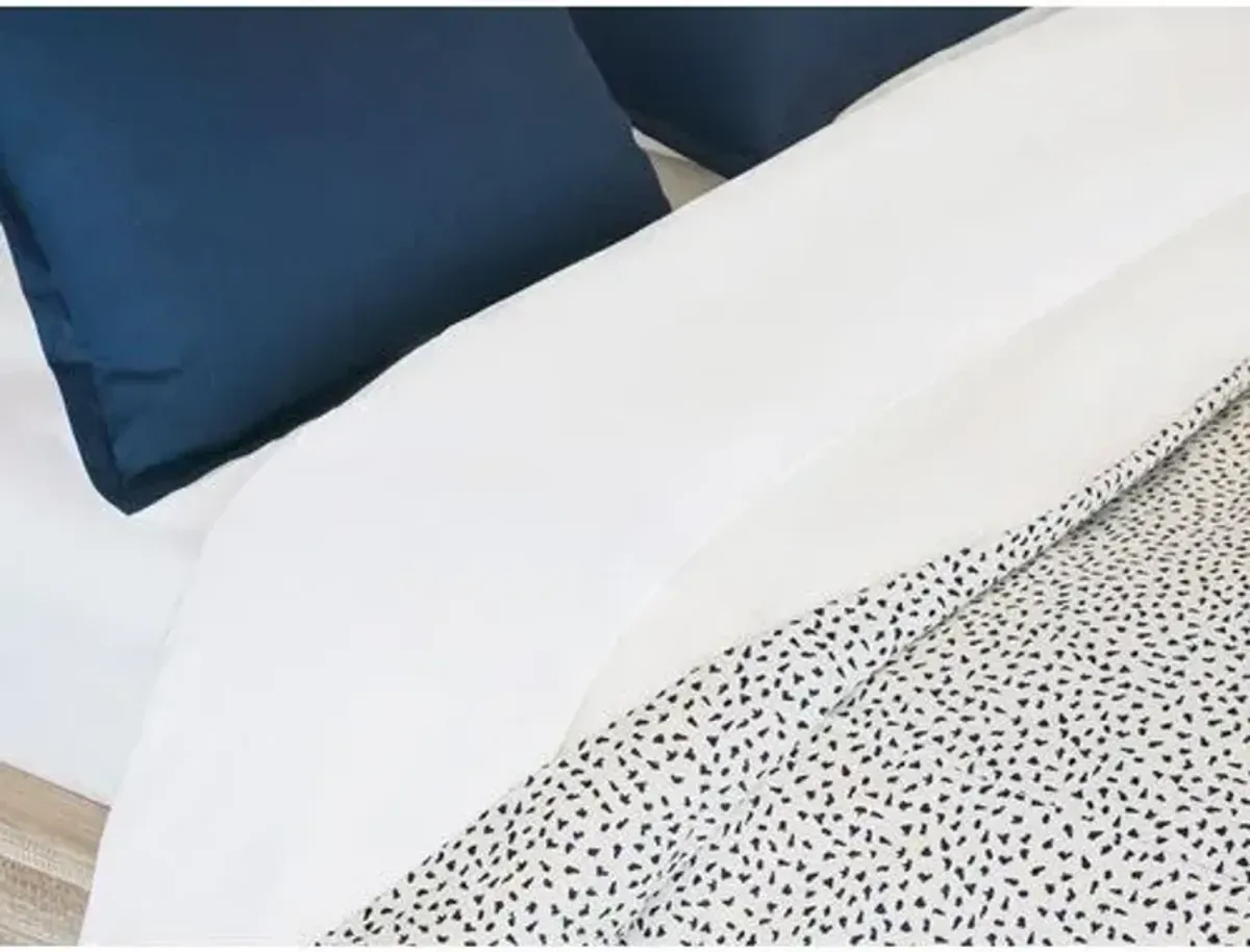 Hugo Speckled Duvet Cover - Indigo - Blue