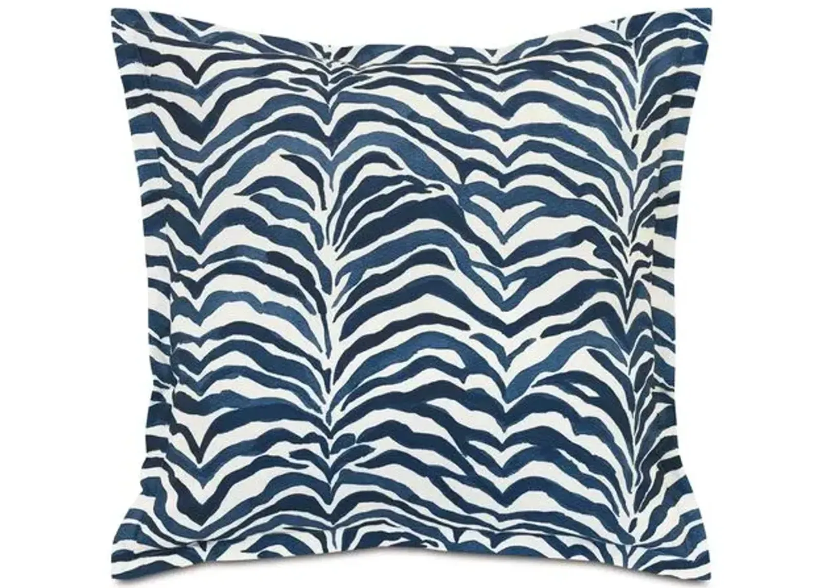 Shiva Tiger Print Sham - Navy - Blue