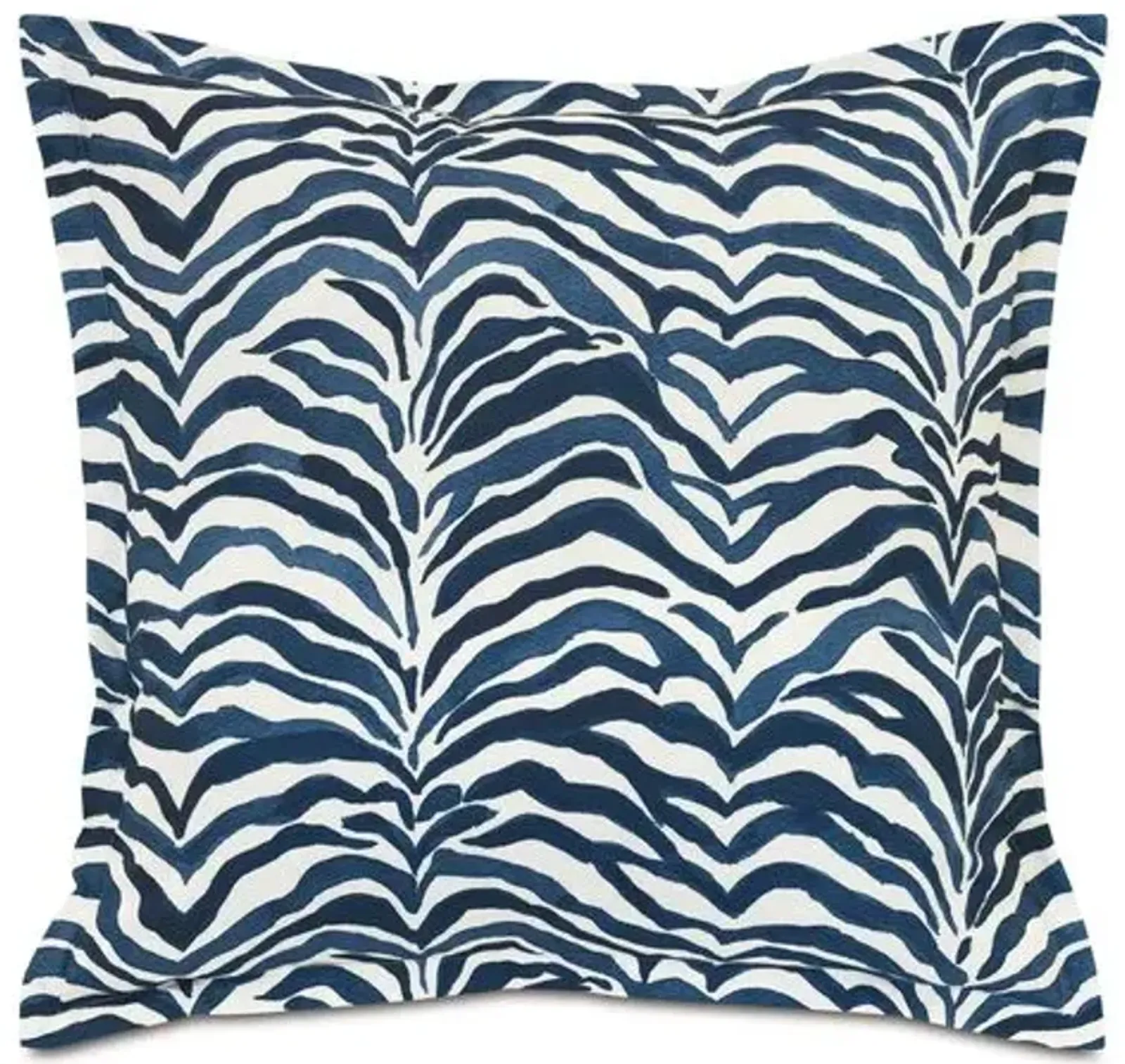 Shiva Tiger Print Sham - Navy - Blue