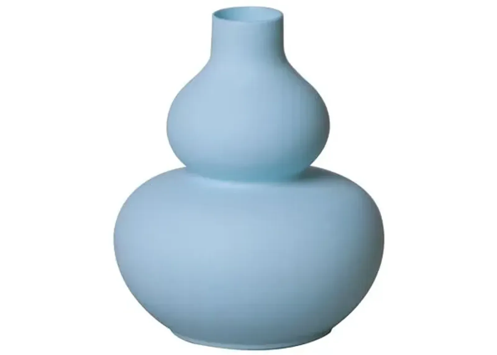 Double Gourd Mini Vase - Light Blue - Middle Kingdom