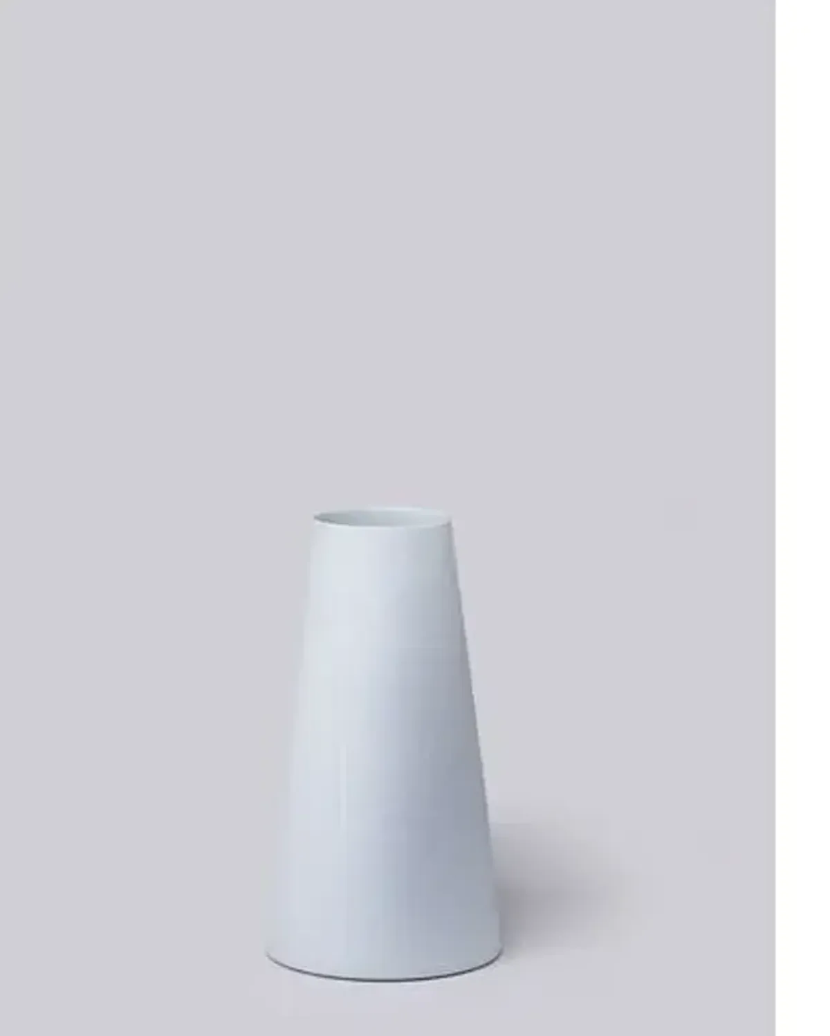 Tall Cone Vase - Light Gray - Middle Kingdom