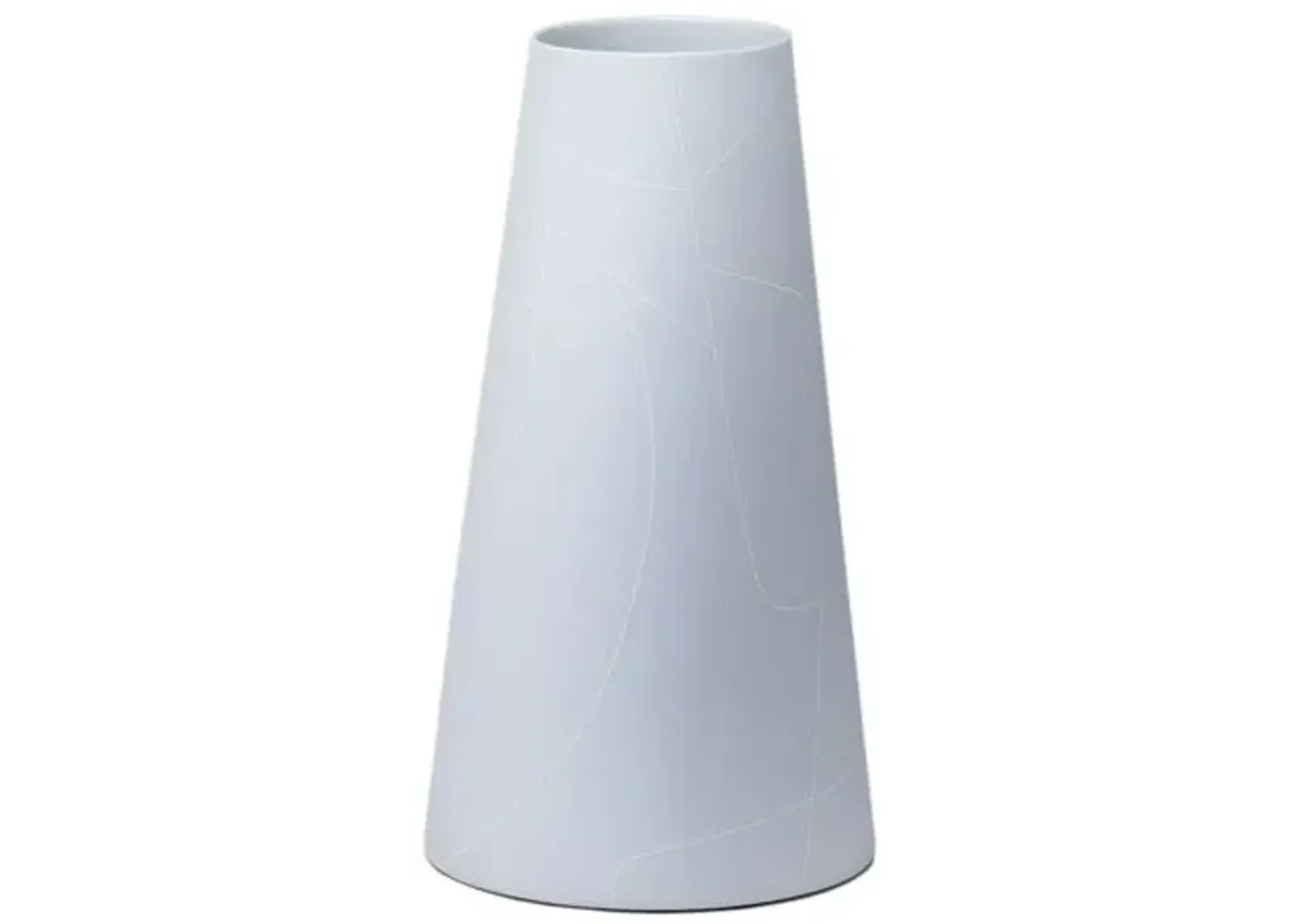 Tall Cone Vase - Light Gray - Middle Kingdom