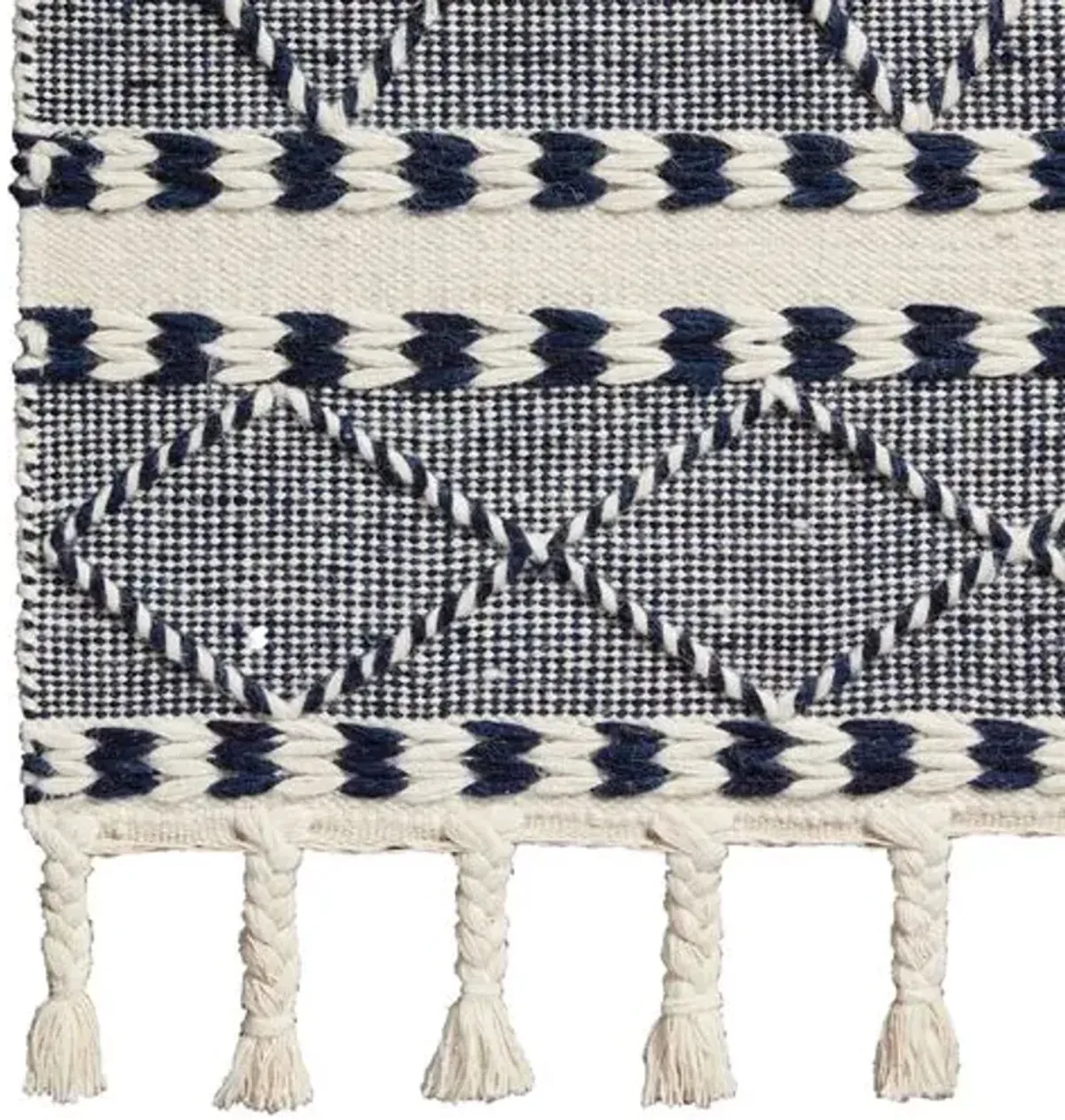 Charlie Rug - Navy - Blue - Blue