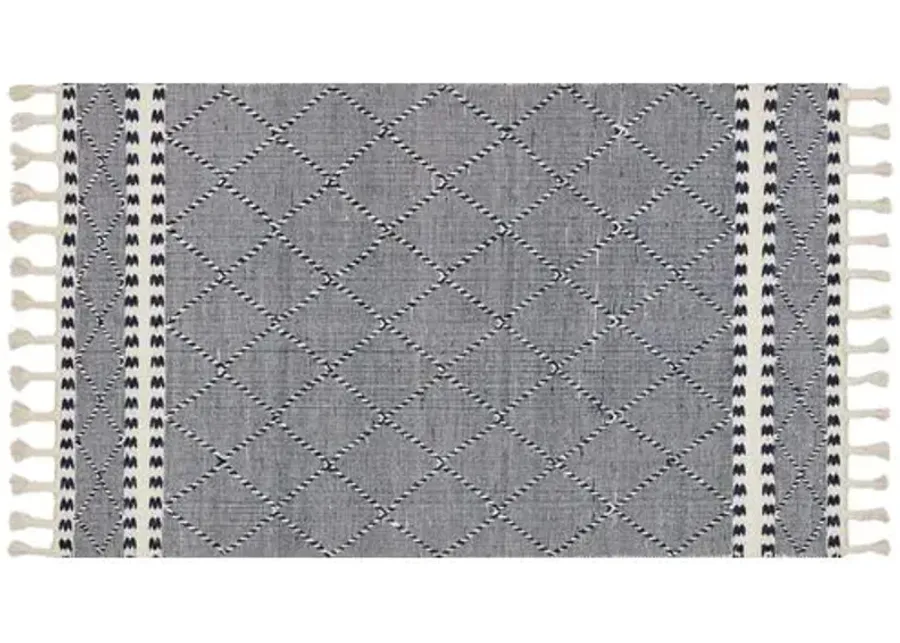 Charlie Rug - Navy - Blue - Blue