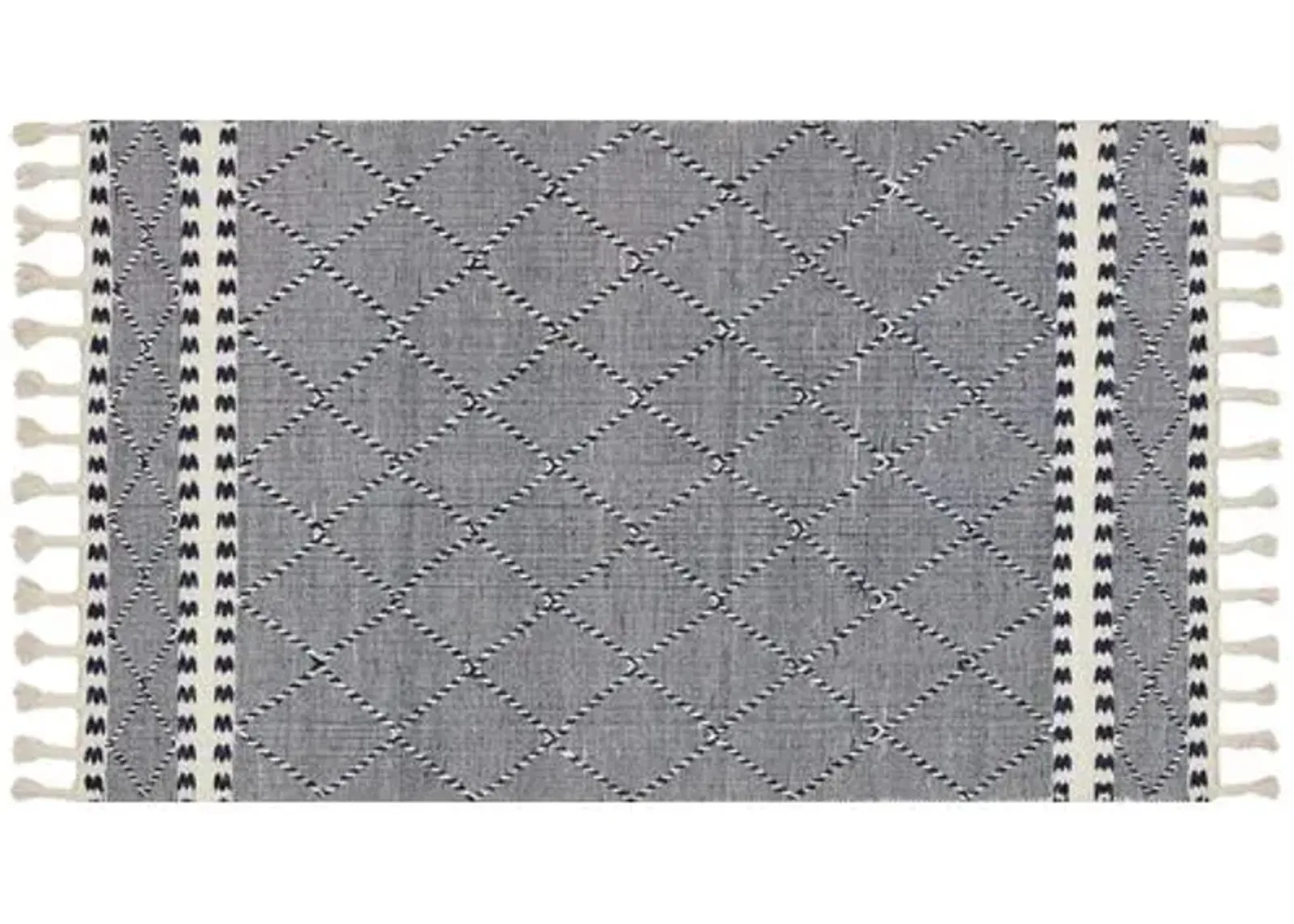 Charlie Rug - Navy - Blue - Blue