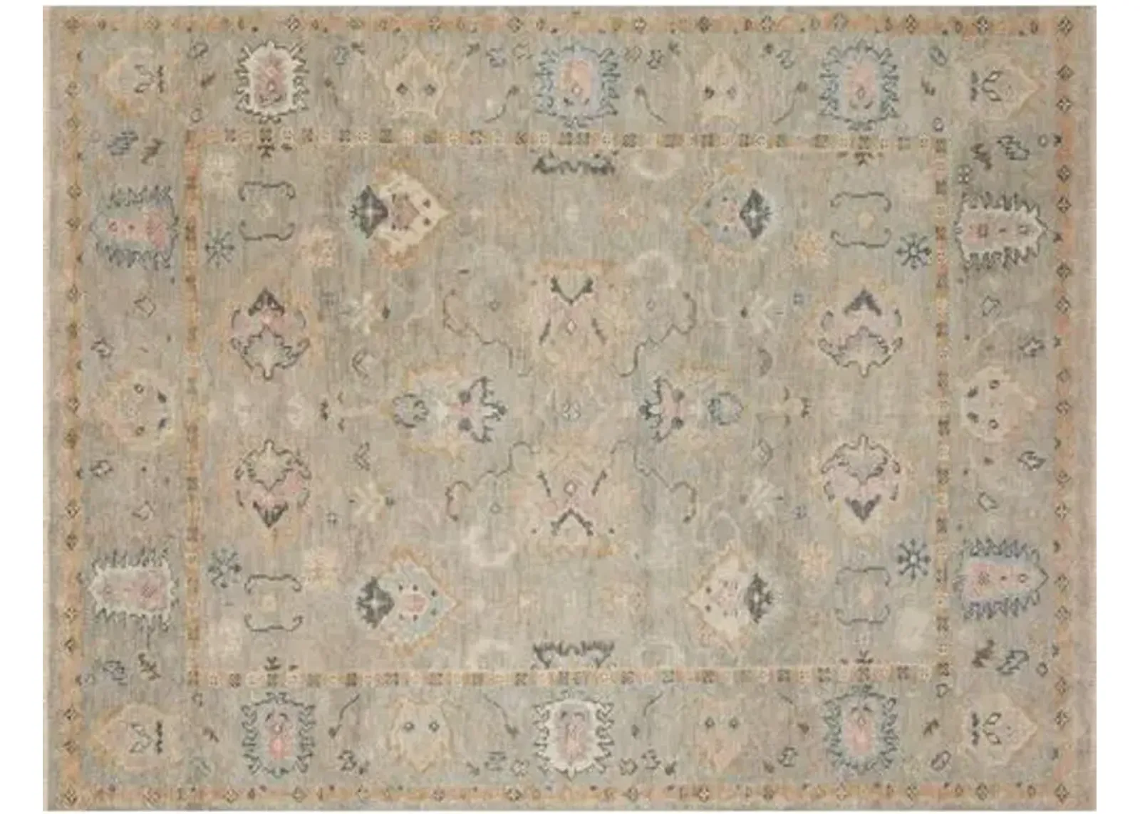 Carlina Rug - Gray/Gold - Gray