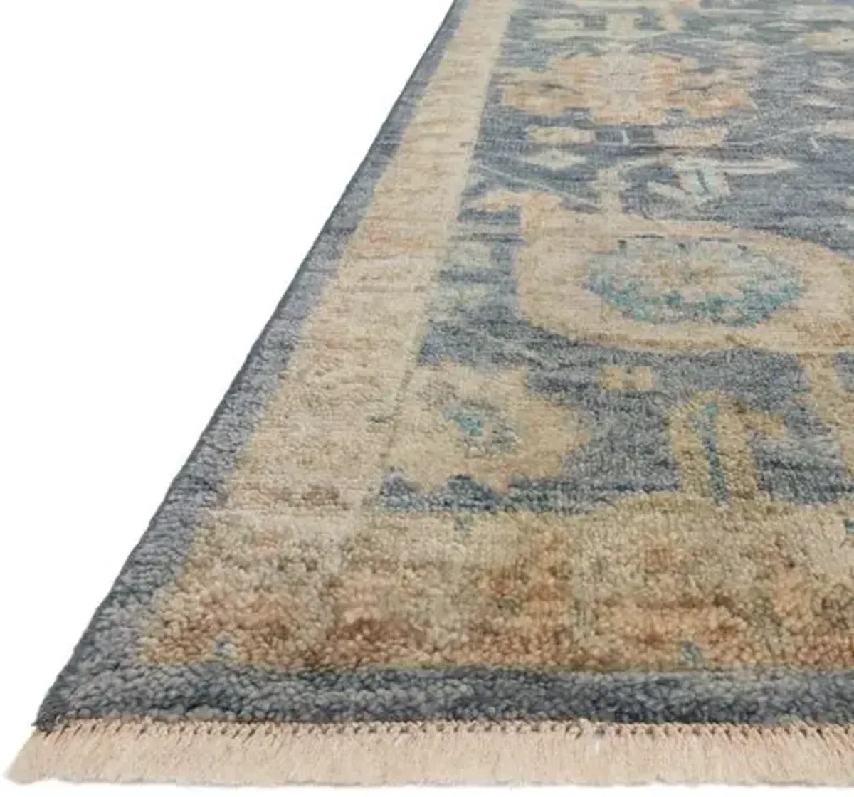 Carlina Rug - Indigo/Taupe - Blue - Blue