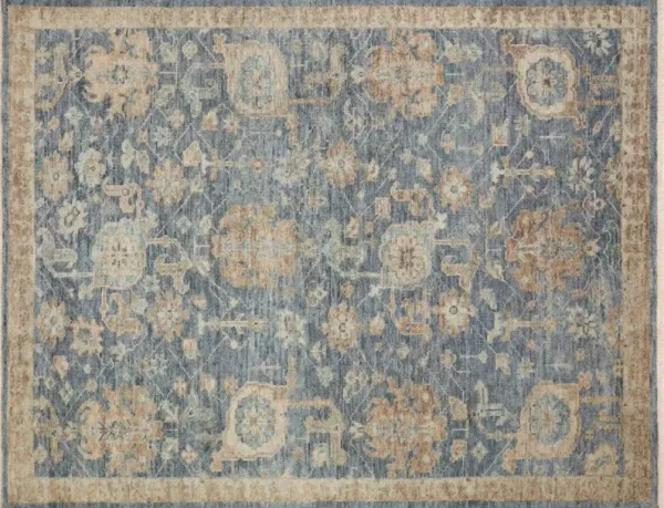 Carlina Rug - Indigo/Taupe - Blue - Blue