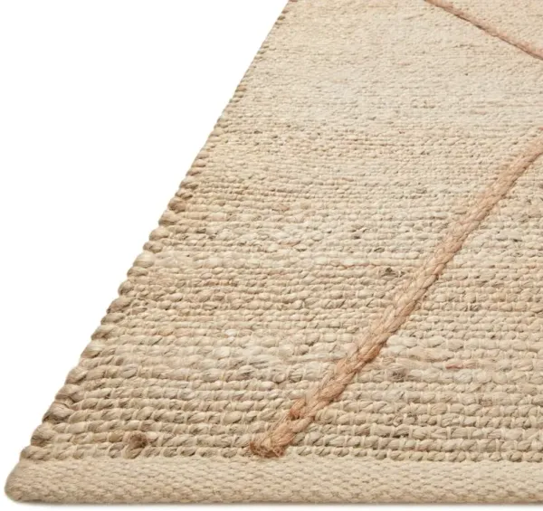Laura Jute Rug, Ivory/Natural