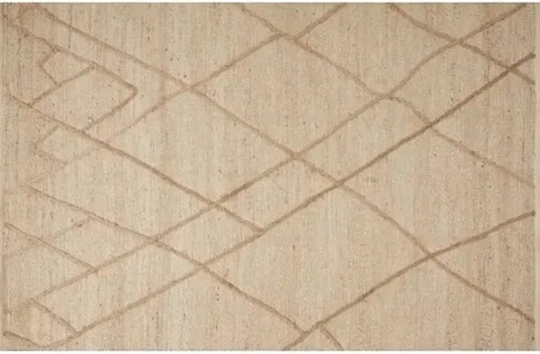 Laura Jute Rug - Ivory/Natural - Beige - Beige