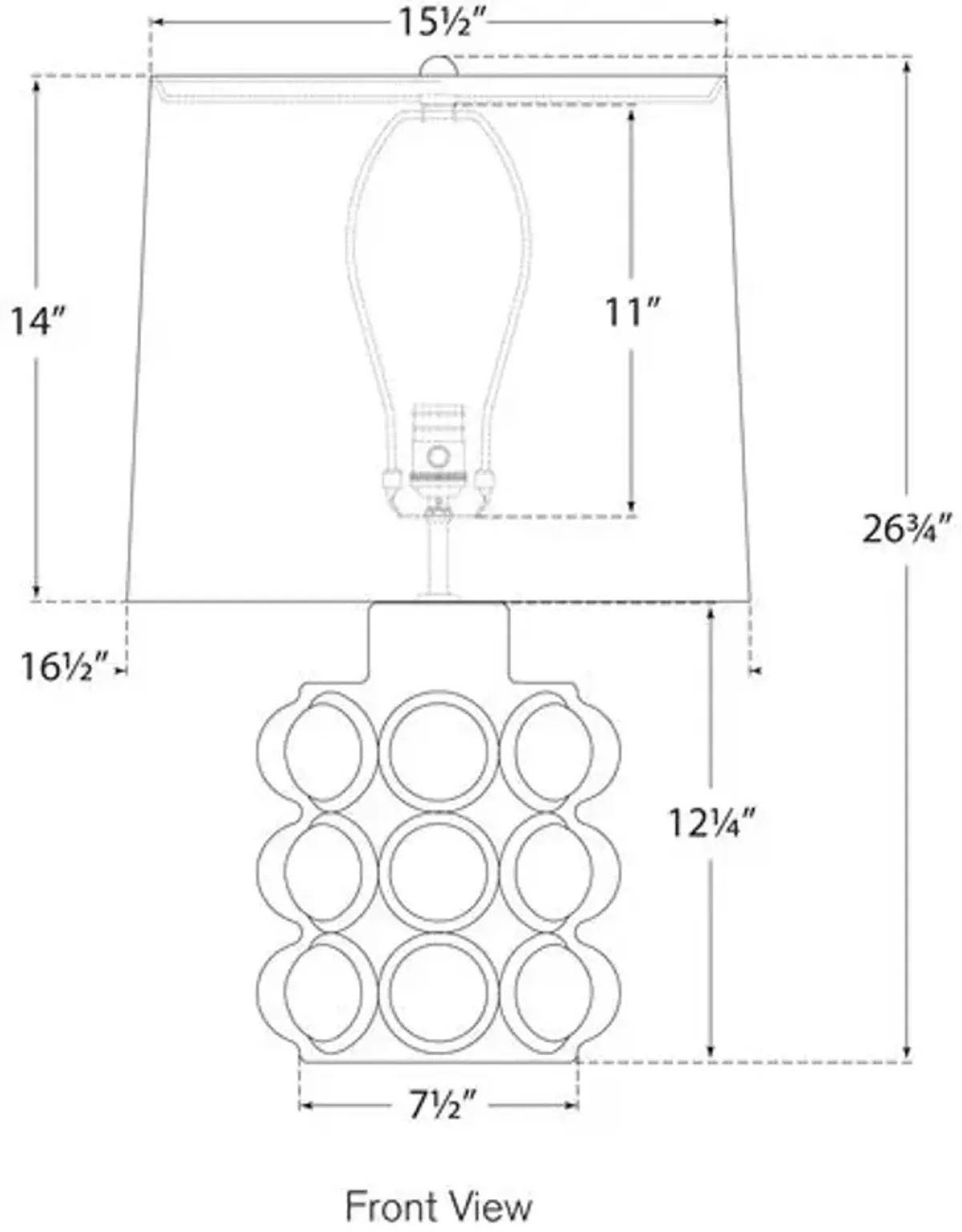 Visual Comfort - Vedra Table Lamp